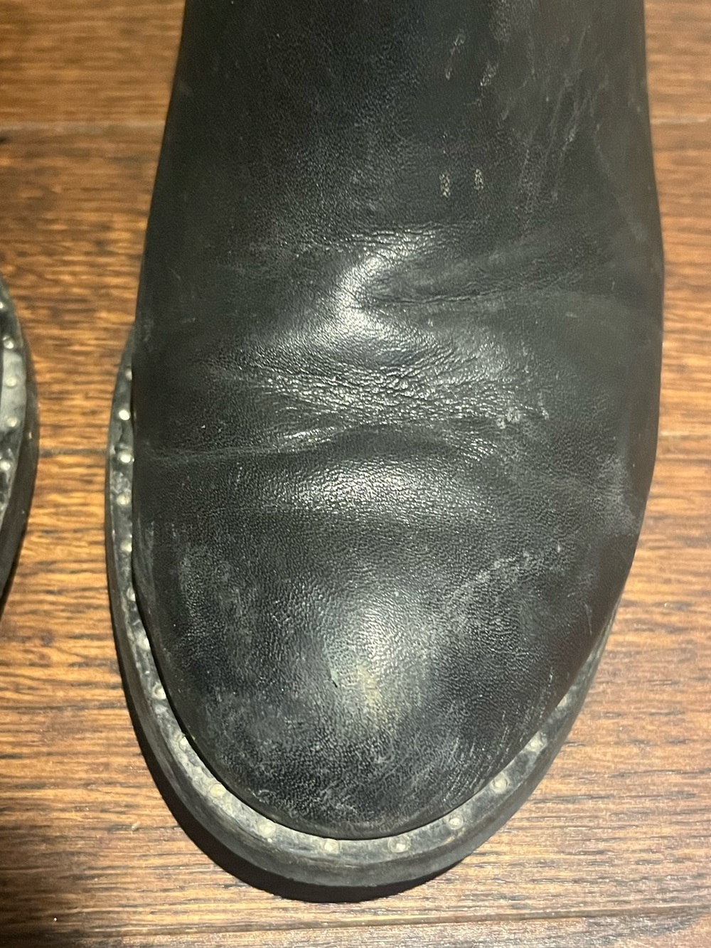 Vero Moda Black Women's Leather Ankle Boots - Picture 3 of 11